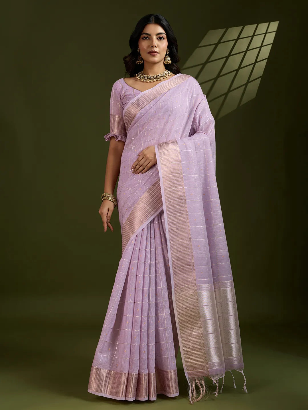 Gayathri chanderisilk  Saree