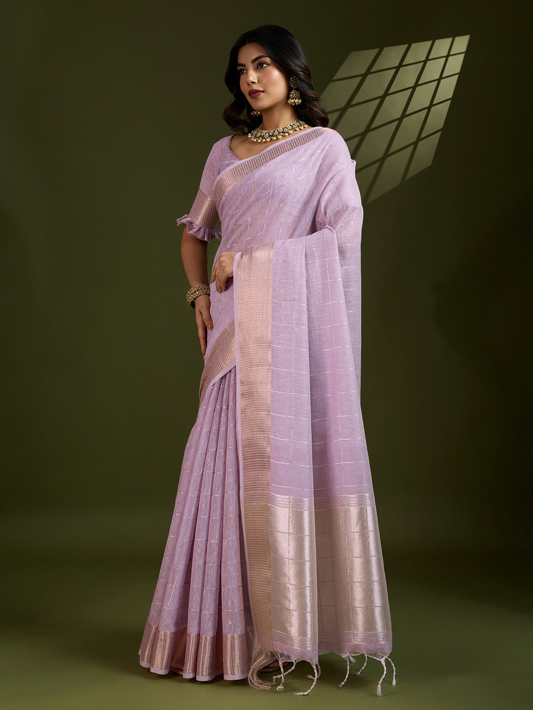 Gayathri chanderisilk  Saree laaki