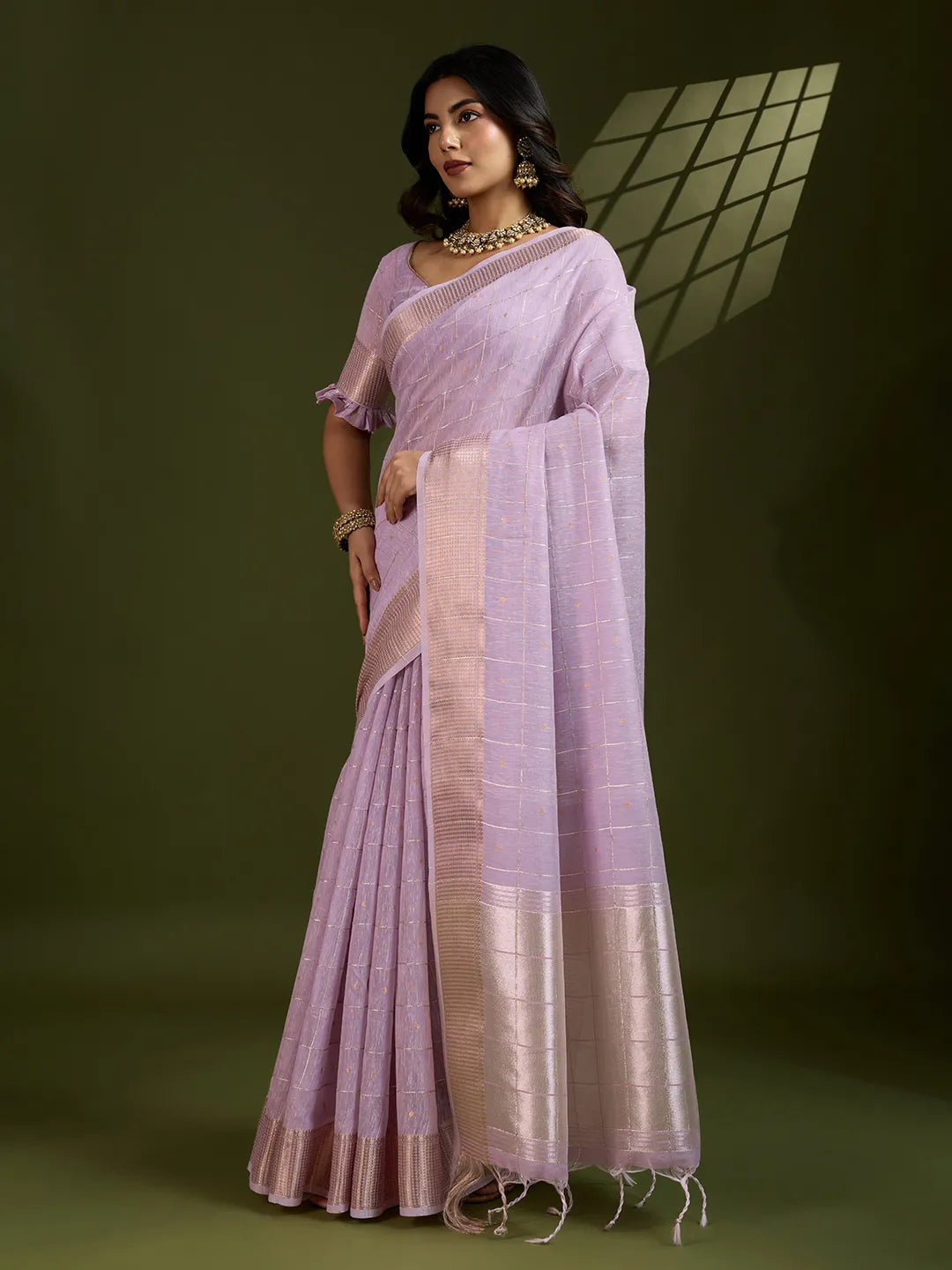 Gayathri chanderisilk  Saree