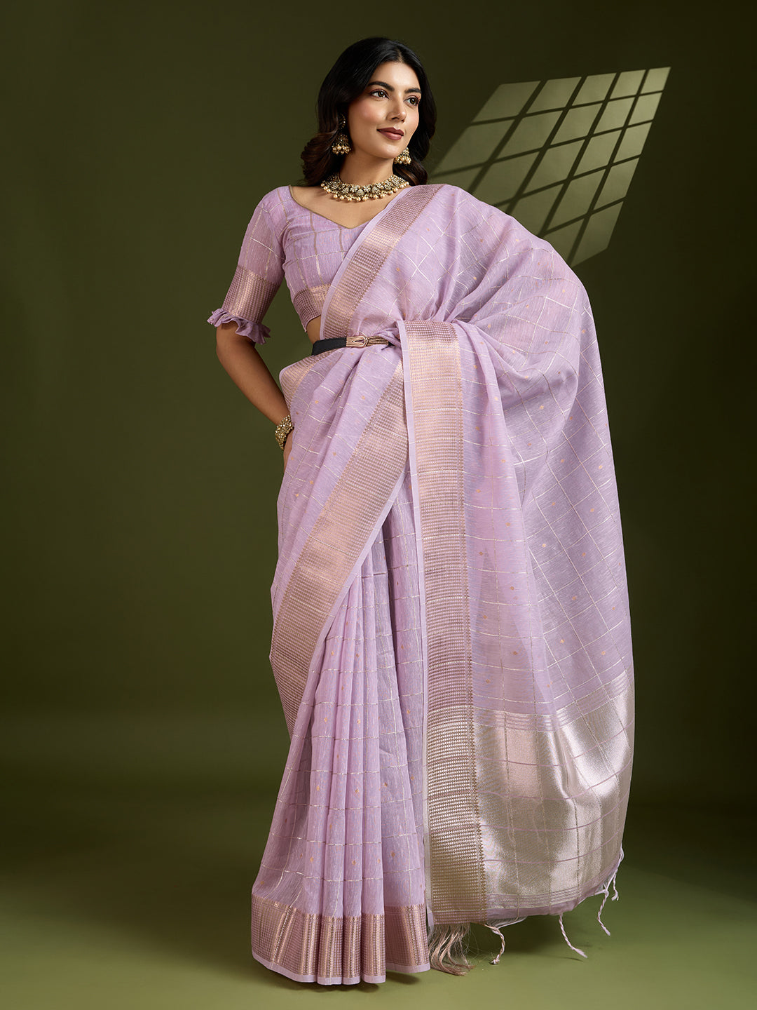 Gayathri chanderisilk  Saree laaki