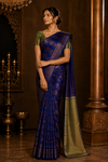 Mahi Kanjivaram Blue Saree