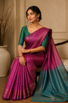 Mithu Kanjivaram Pink Saree