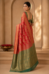 Charita Kanjivaram Red Saree