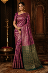 Bindu Kanjivaram Purple Saree
