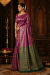 Bindu Kanjivaram Purple Saree
