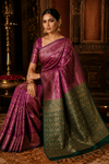 Bindu Kanjivaram Purple Saree
