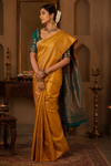 Swarna Kanjivaram Yellow Saree