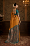 Swarna Kanjivaram Yellow Saree