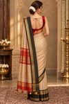 Adah Grey Kanjivaram Saree