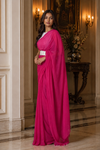 Jessi Pink Khadi Saree