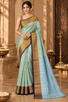 Tulip Pistagreen Kanjivaram Saree