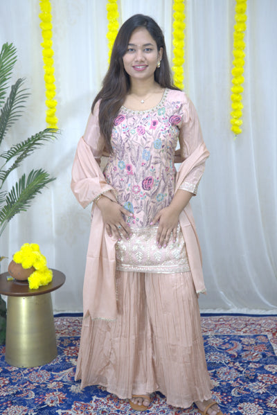 Kanika Shannon Embroidered Tissue 3PC Set