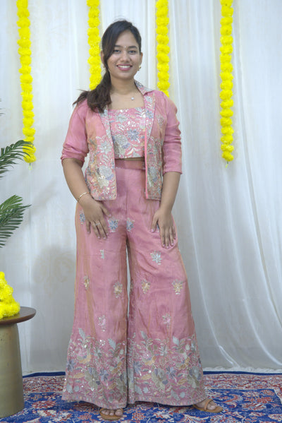 Lisha Pink Tissue 3-Piece Set