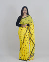 Seersha Yellow Khadi Saree