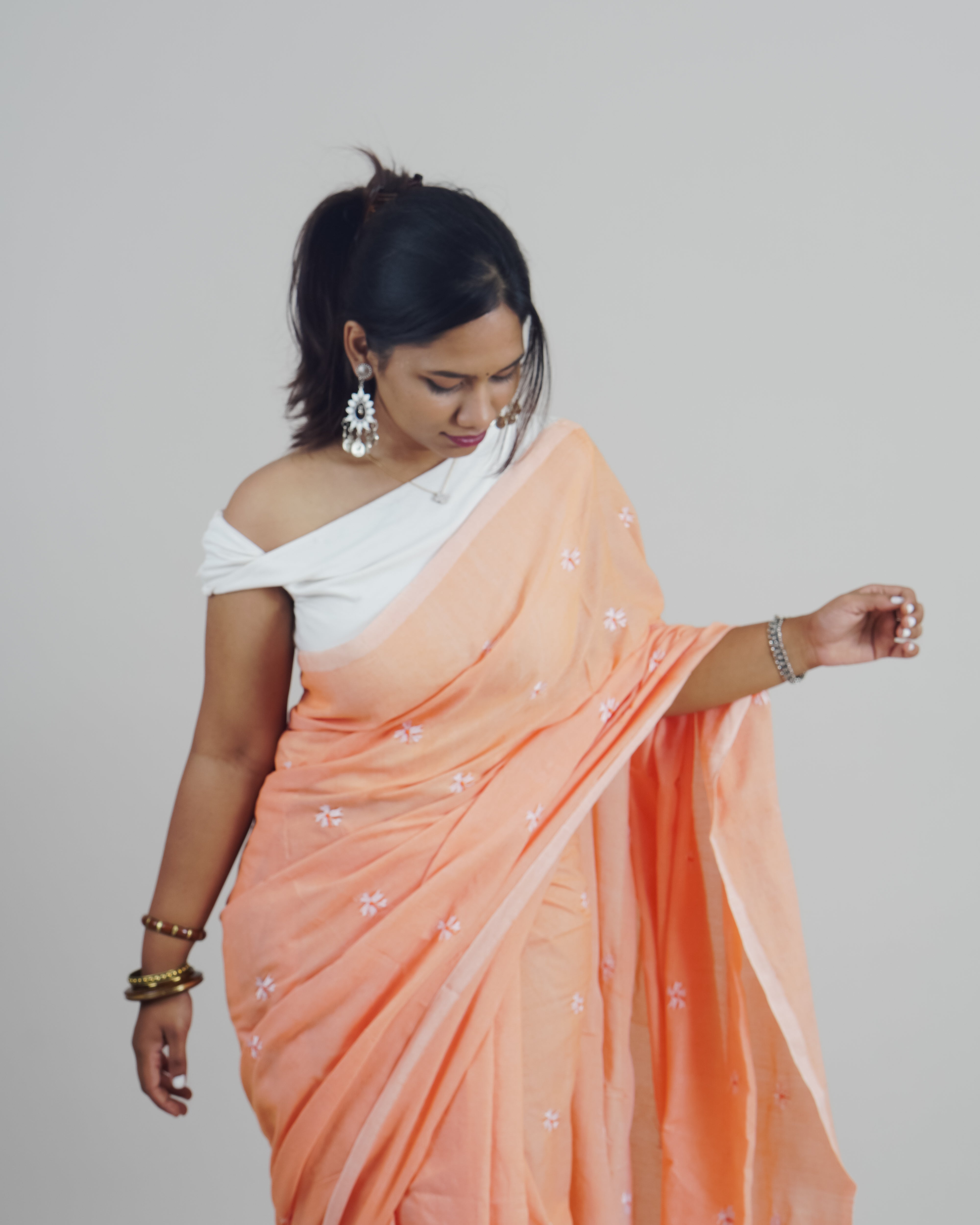 ANANYA PEACH KHADI