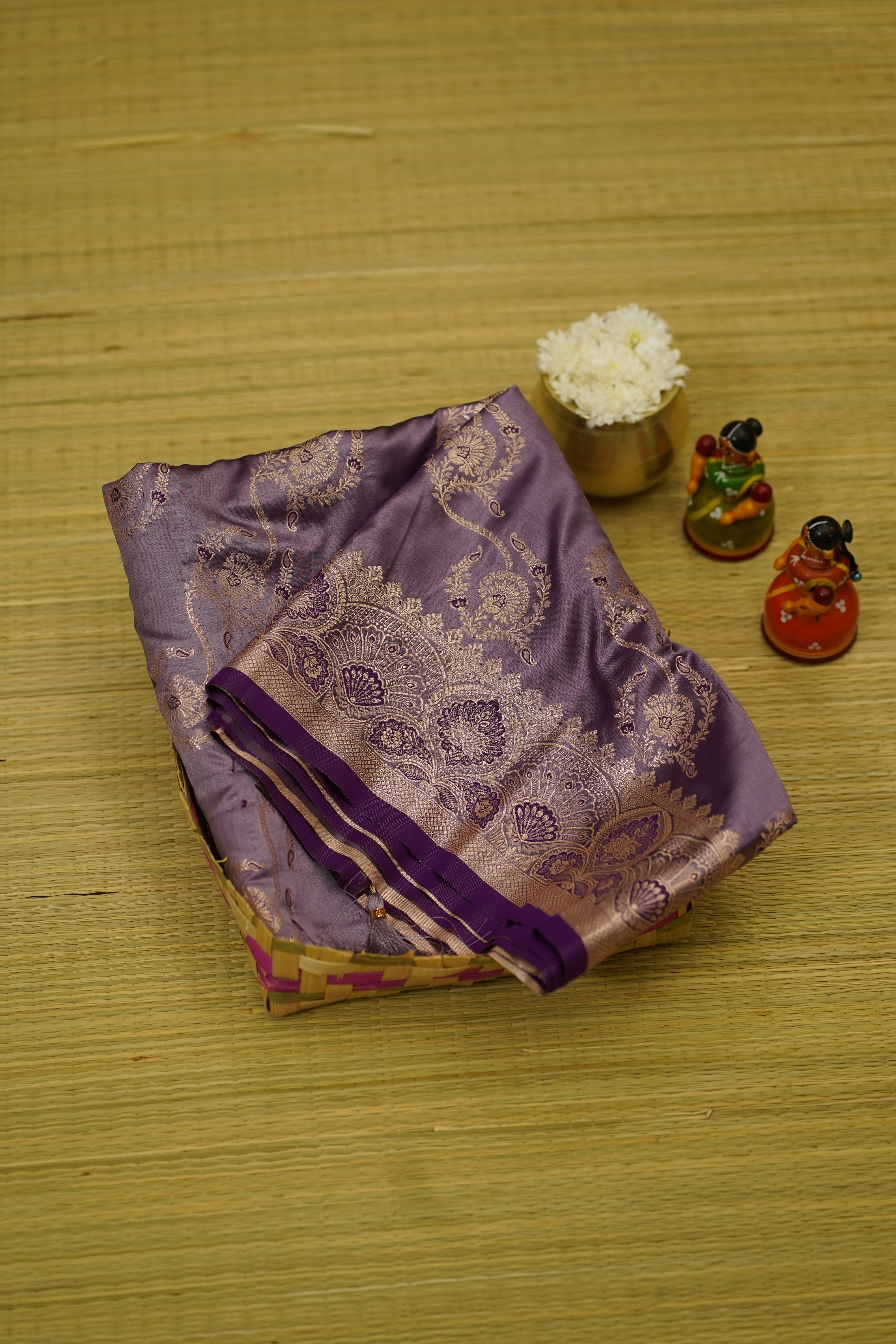 Manisha Banarasi Silk Saree laaki