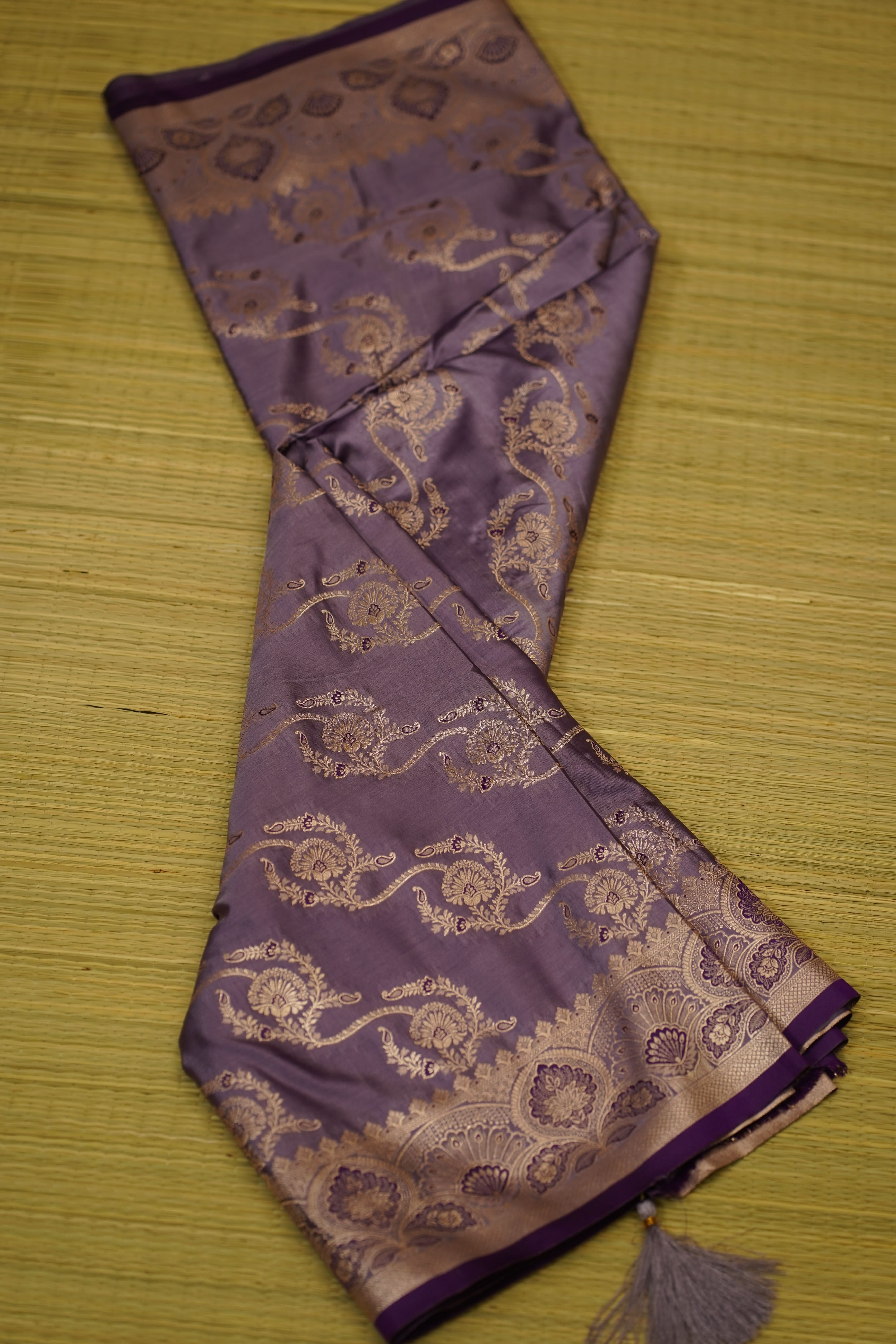 Manisha Banarasi Silk Saree laaki
