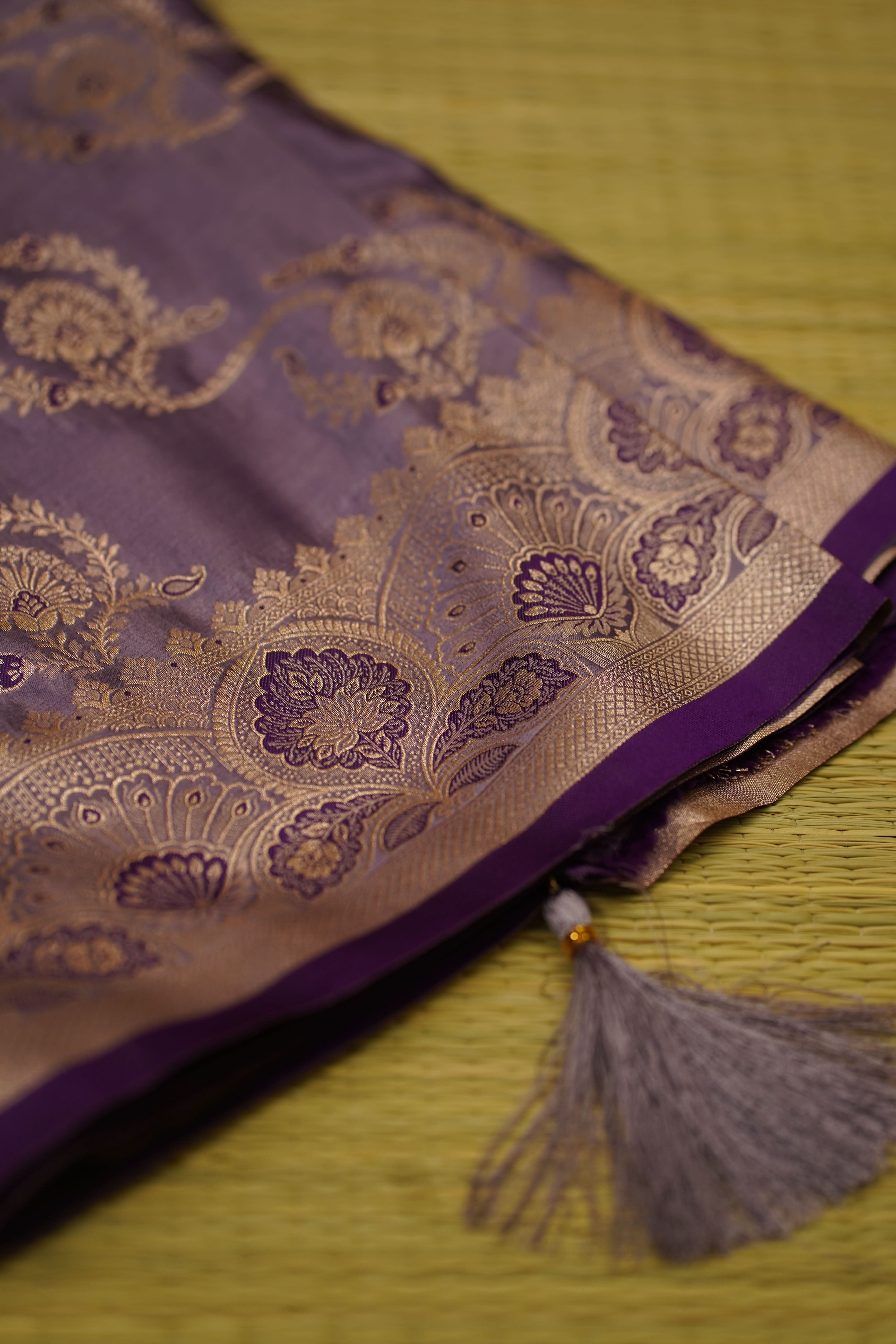 Manisha Banarasi Silk Saree laaki