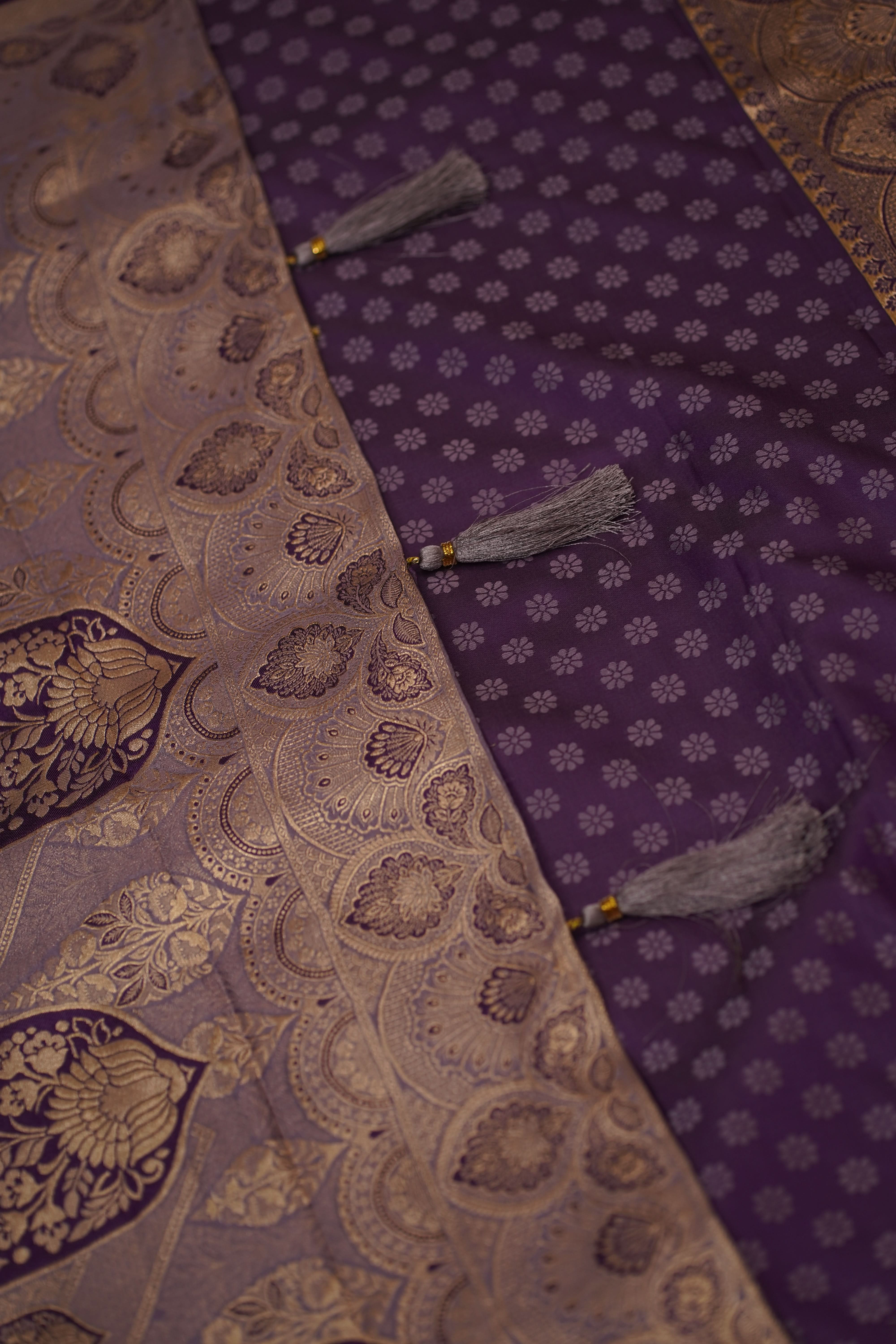 Manisha Banarasi Silk Saree laaki