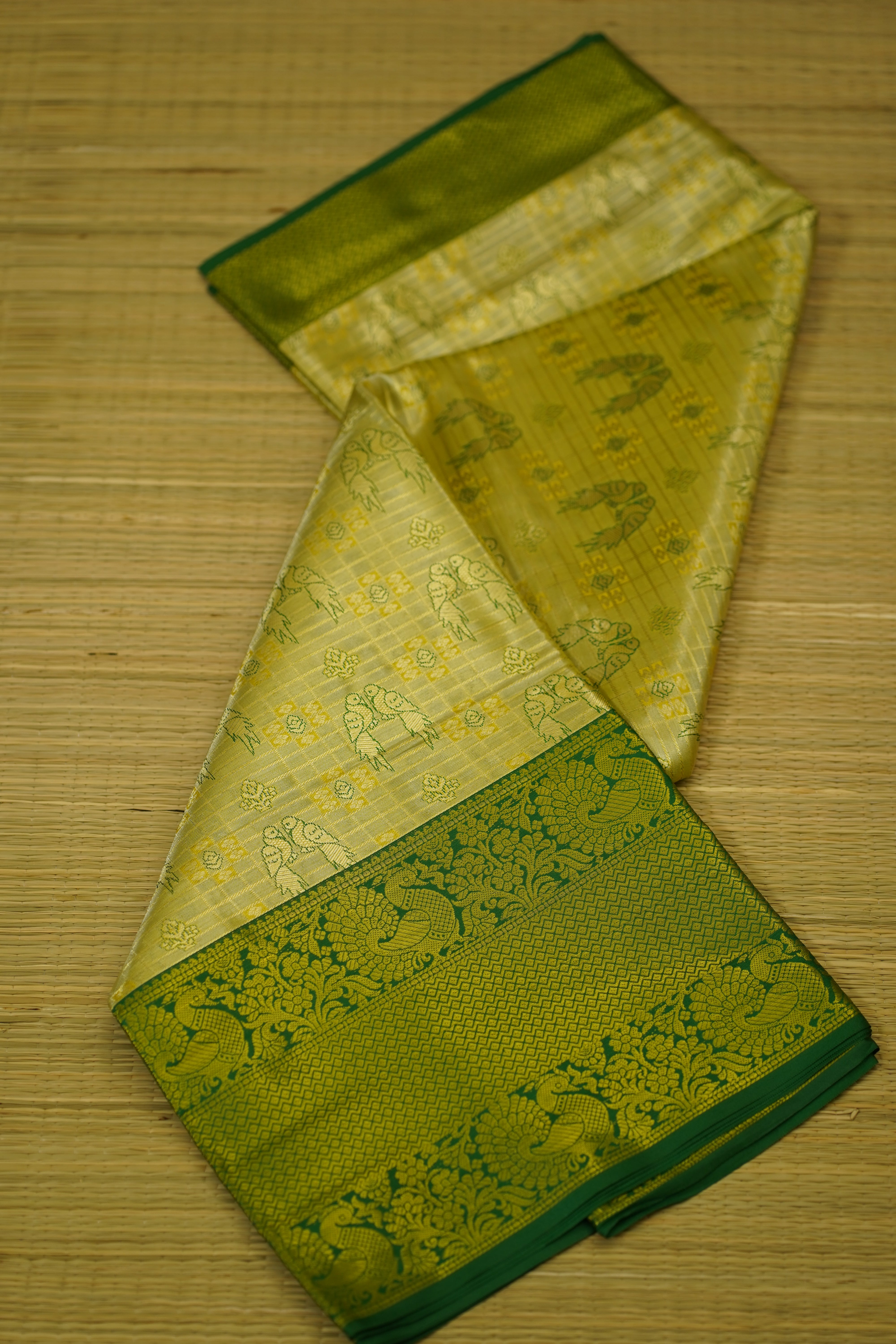MADHUBALA KANJIVARAM SAREE laaki