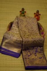 Rishika semi soft silk saree laaki