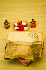 laaki.co elephant kanjivaram gold saree 