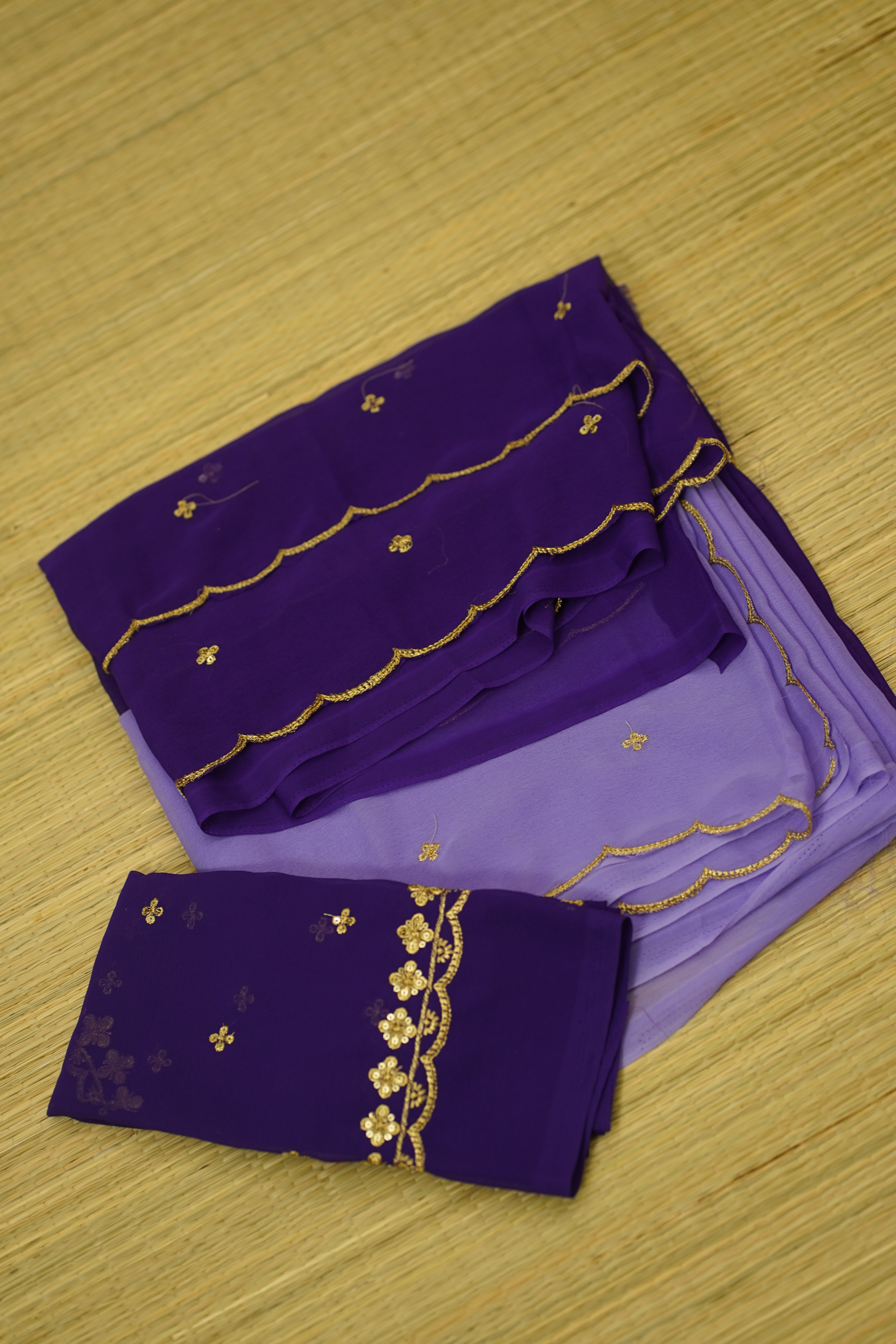 Sangeeta ombre georgette sarees laaki