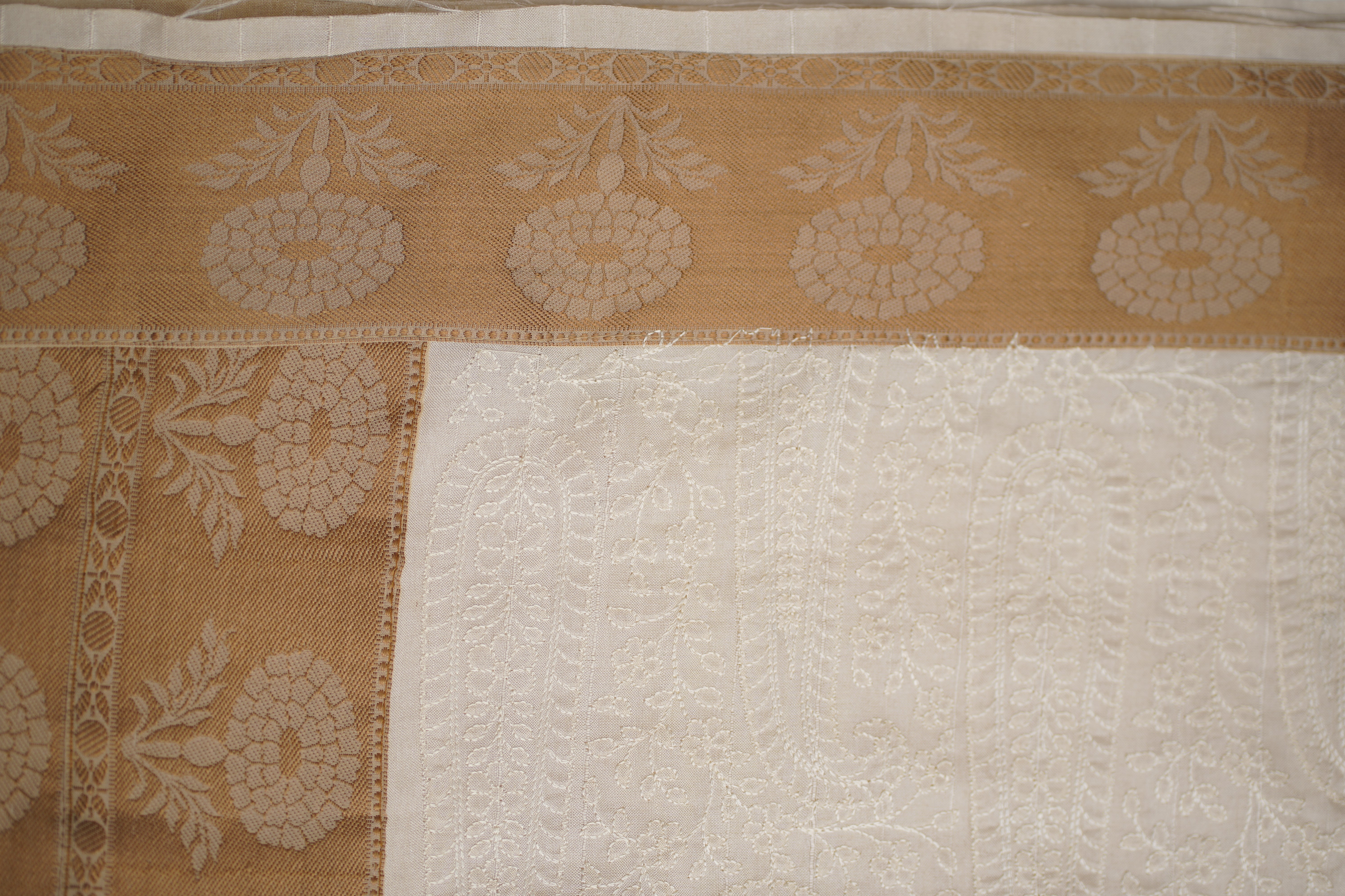 Chandraghanta chanderi silk saree - laaki