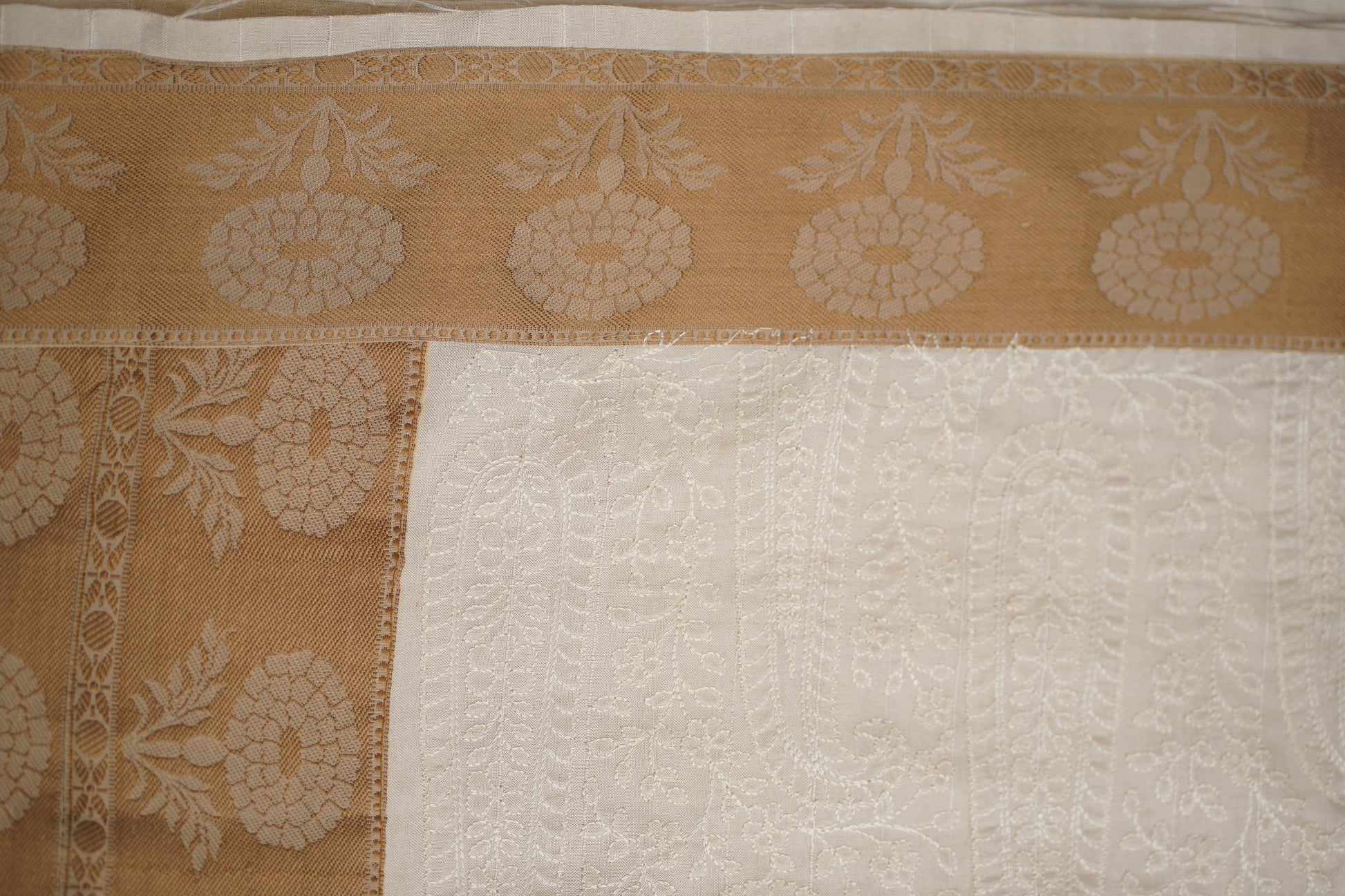 Chandraghanta chanderi silk saree - laaki