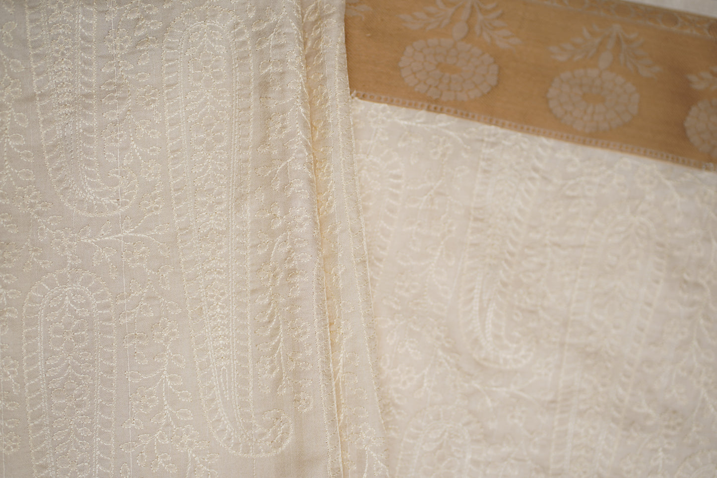 Chandraghanta chanderi silk saree - laaki