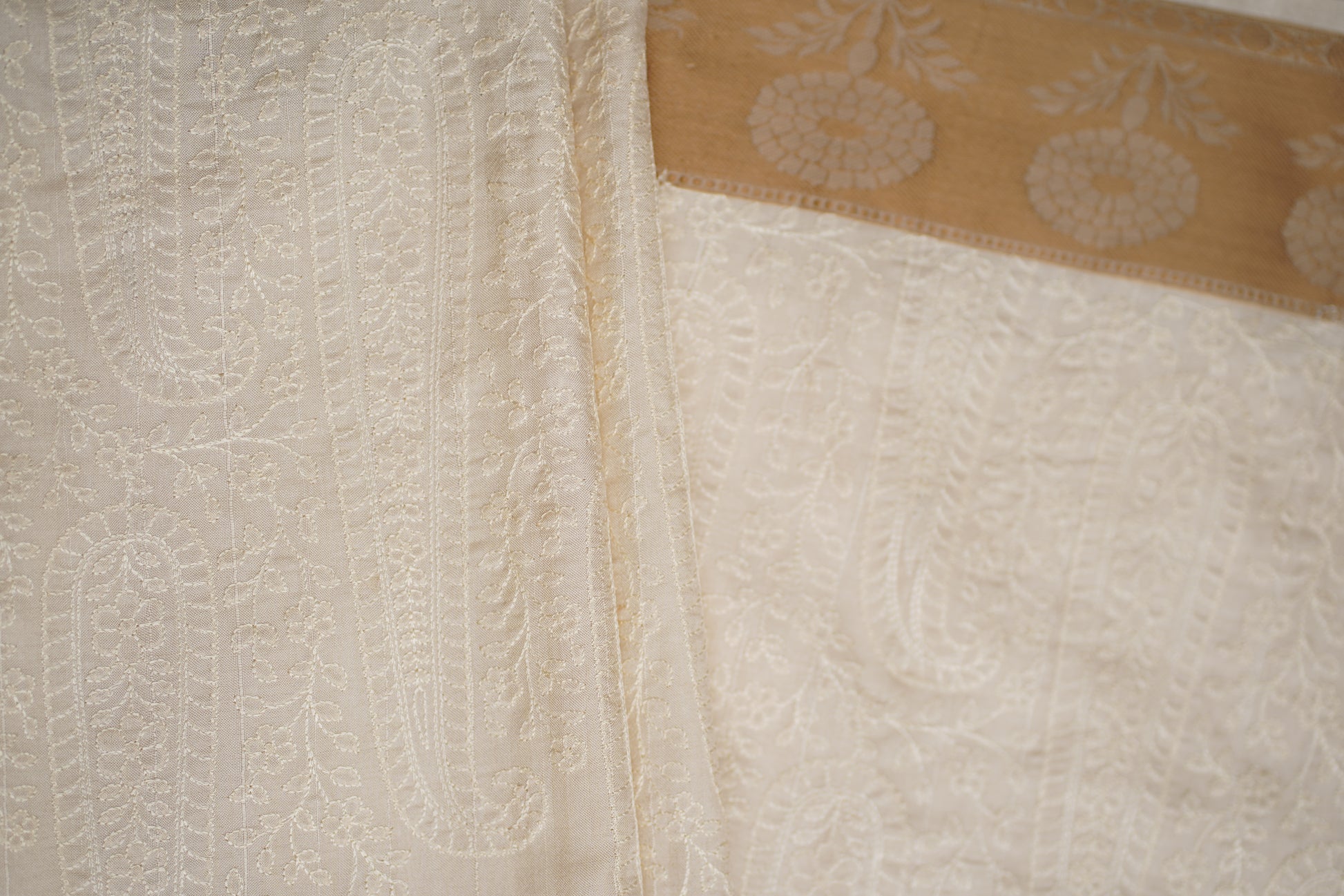 Chandraghanta chanderi silk saree - laaki