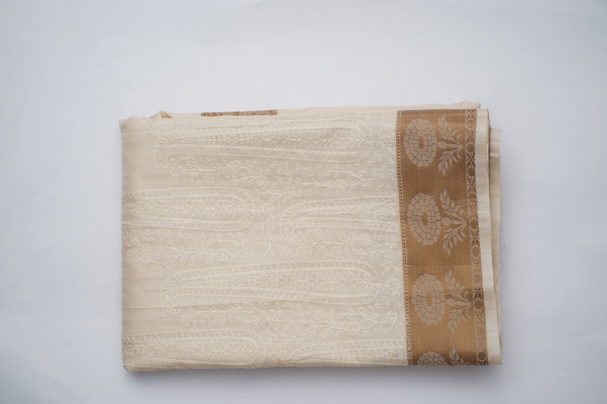 Chandraghanta chanderi silk saree - laaki