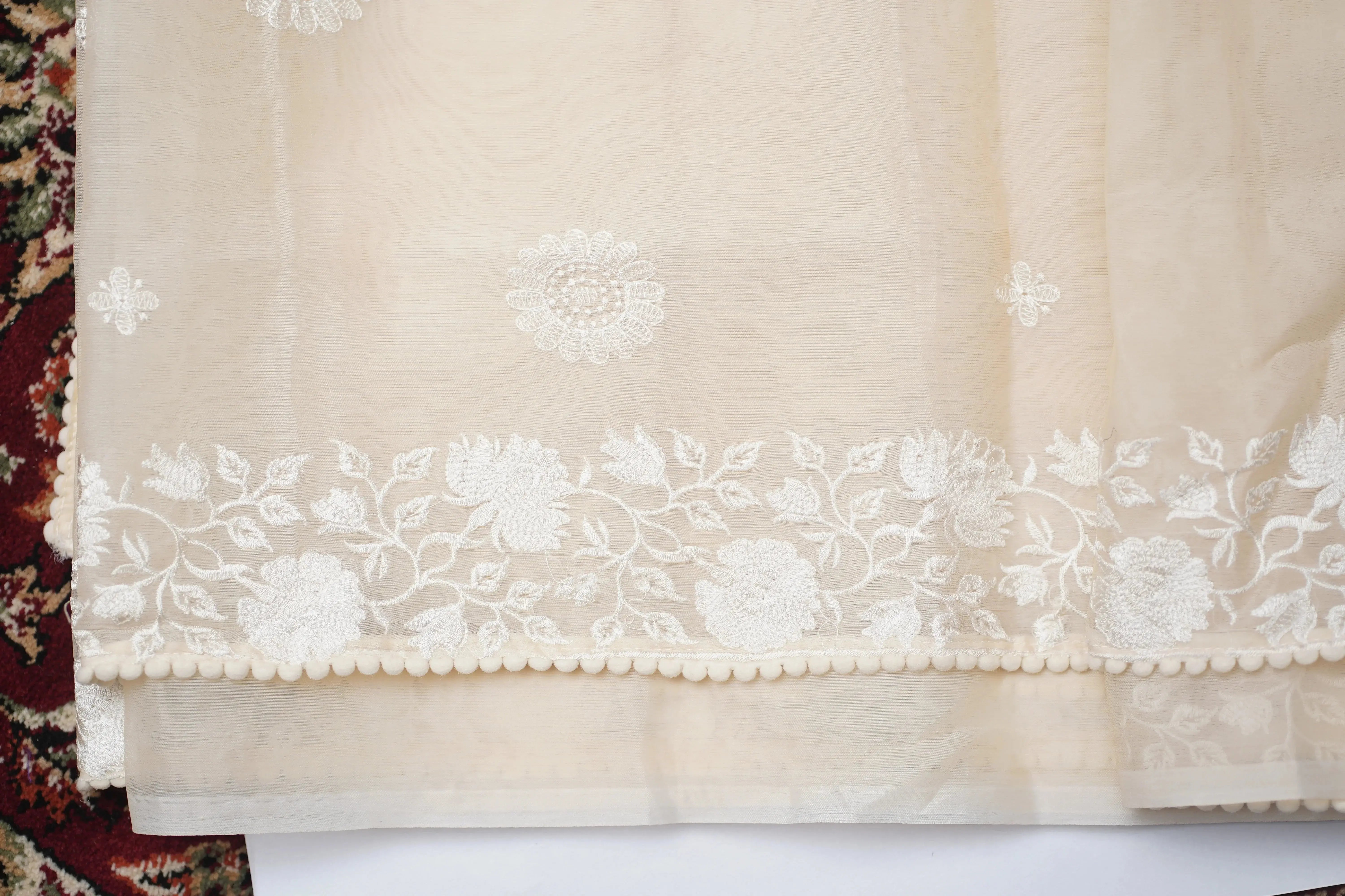 Rani organza saree - laaki