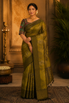 Rajitha Crinkled Crape Silk Saree
