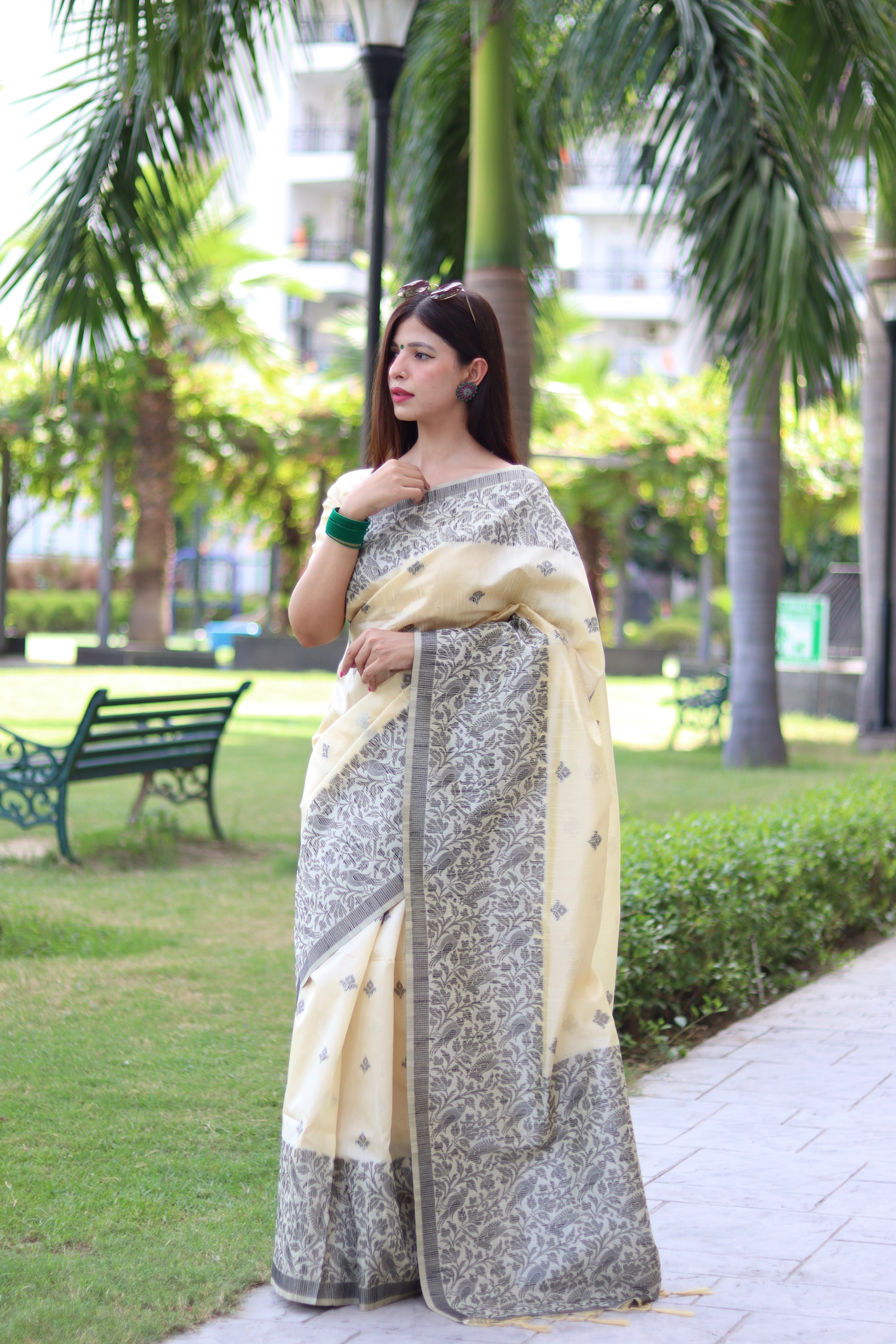 Rupa Muga Silk Saree laaki