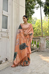 Megha Chanderi Silk Saree laaki