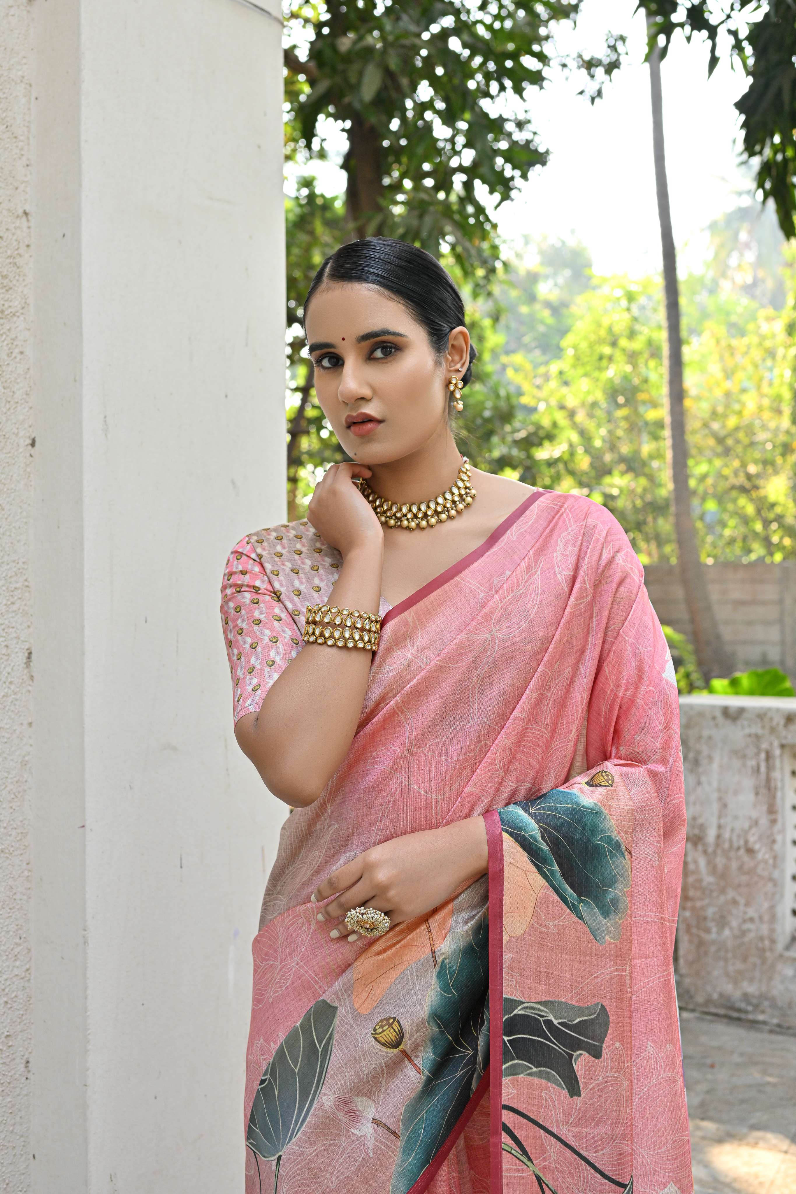 Ruchika Raw Silk Saree laaki
