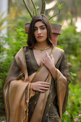 Thanuja Tussar Silk saree laaki