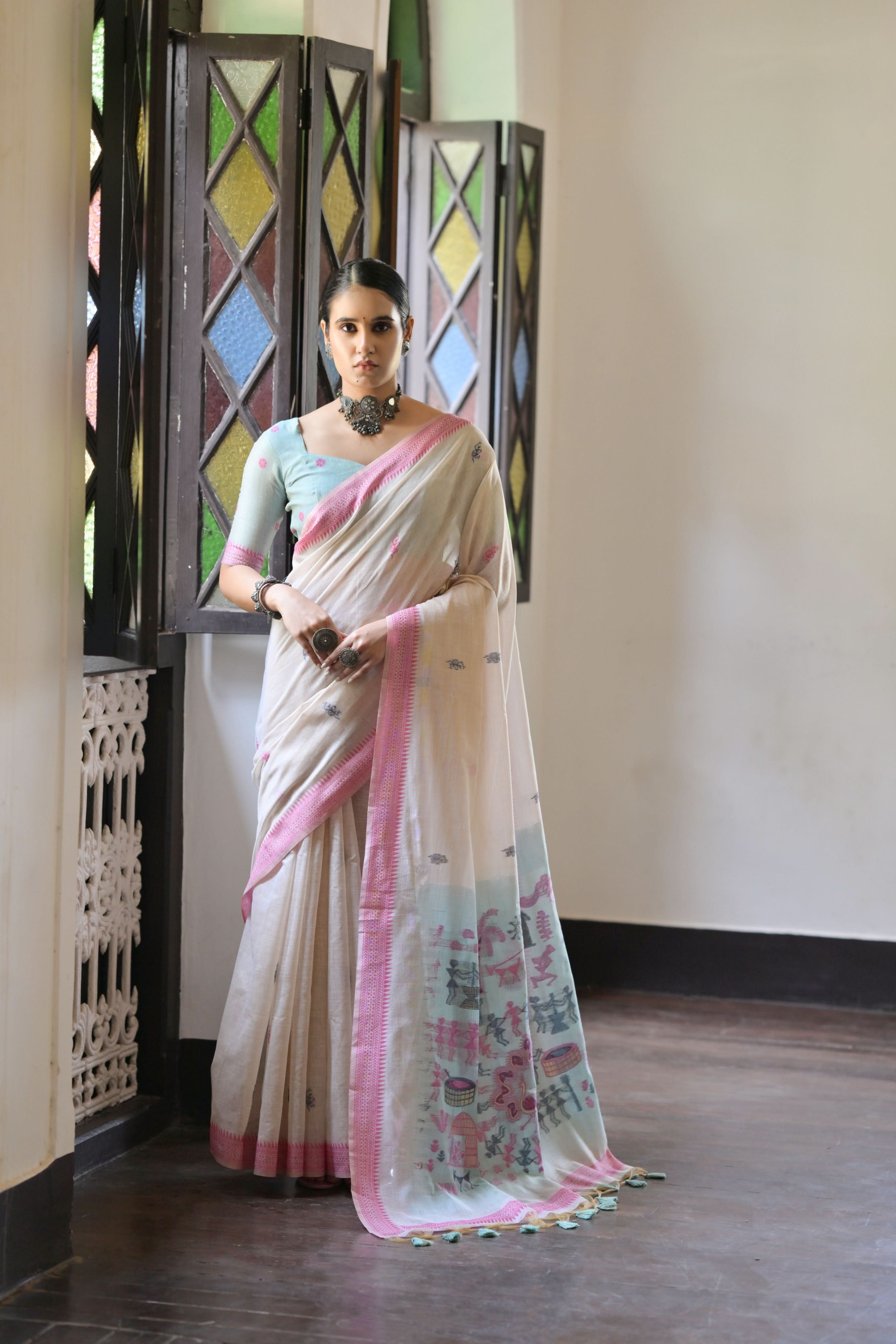 Navya Muga Saree laaki