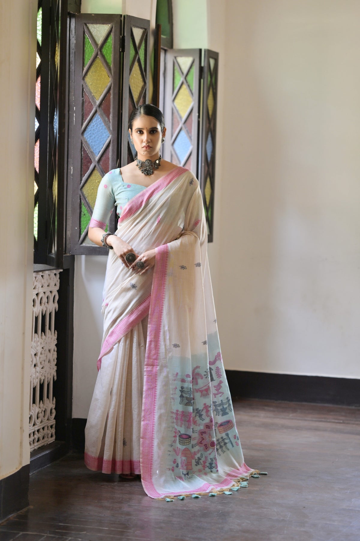 Navya Muga Saree laaki