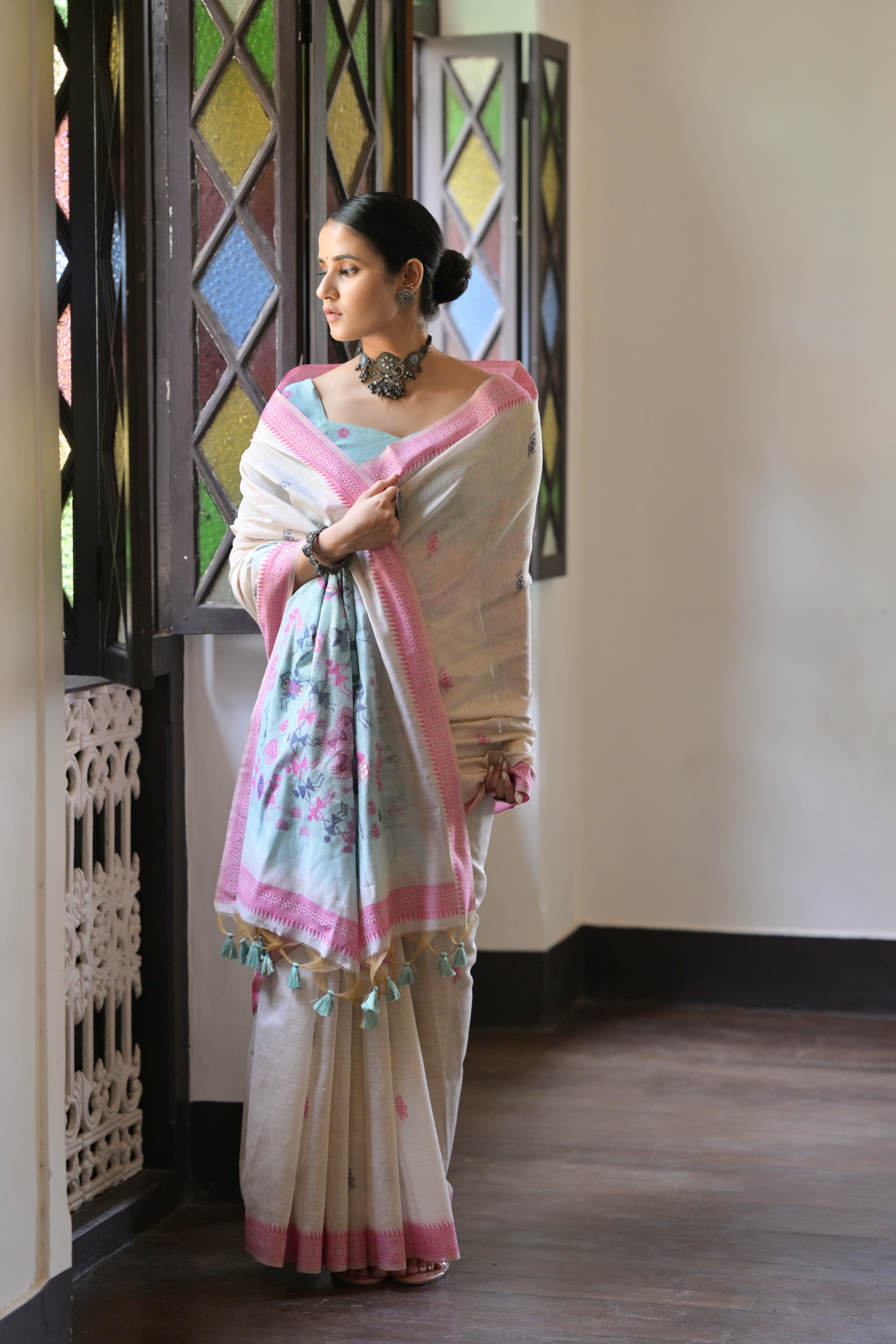 Navya Muga Saree laaki