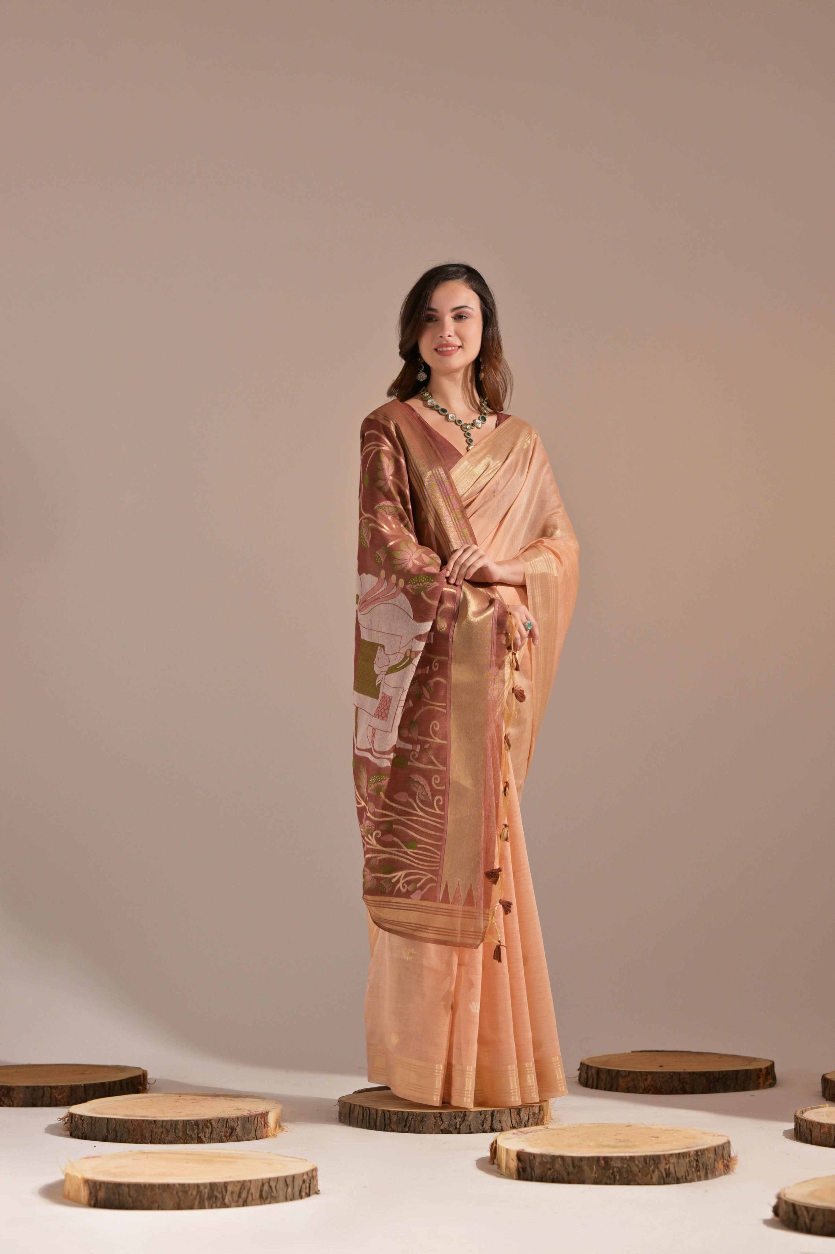 Aishwarya Muga Saree laaki