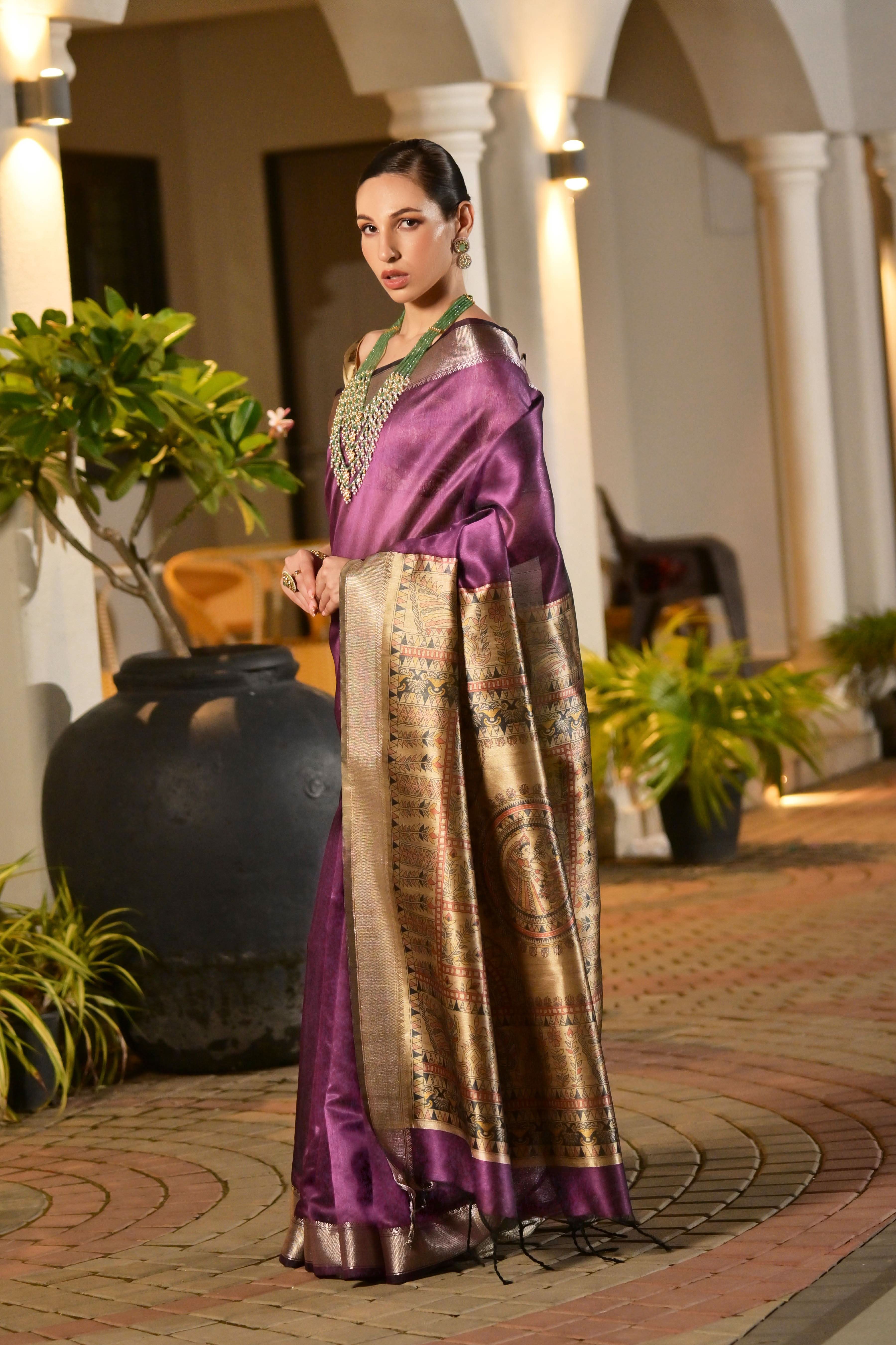 Sridevi tussur Silk laaki