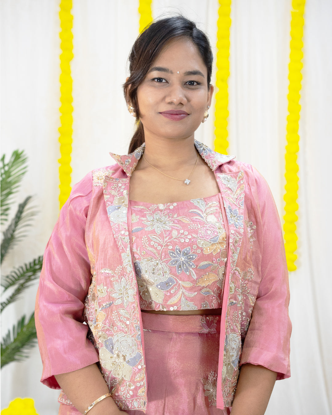 Lisha Pink Tissue 3-Piece Set