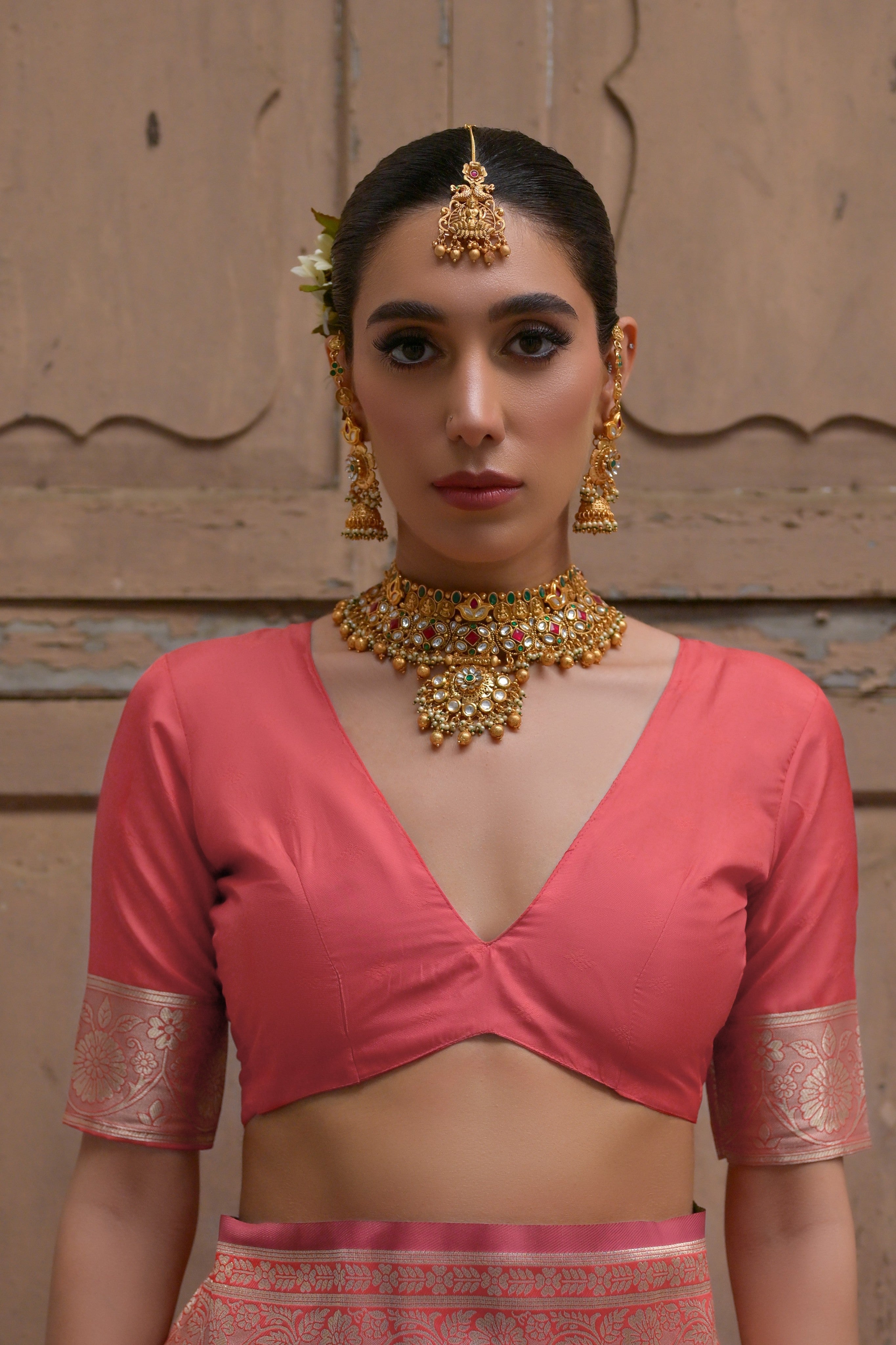 Rani Silk Saree laaki