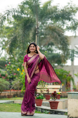 Sindhuja tussur Silk laaki