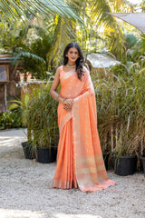 Madhurika Chanderi Silk Saree laaki