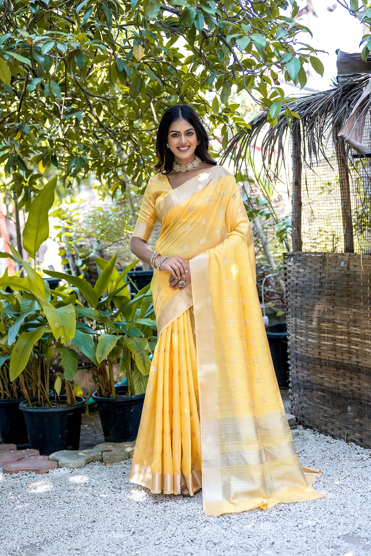 kavya Chanderi Silk laaki