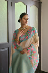 Sanjana Muga Silk Saree laaki