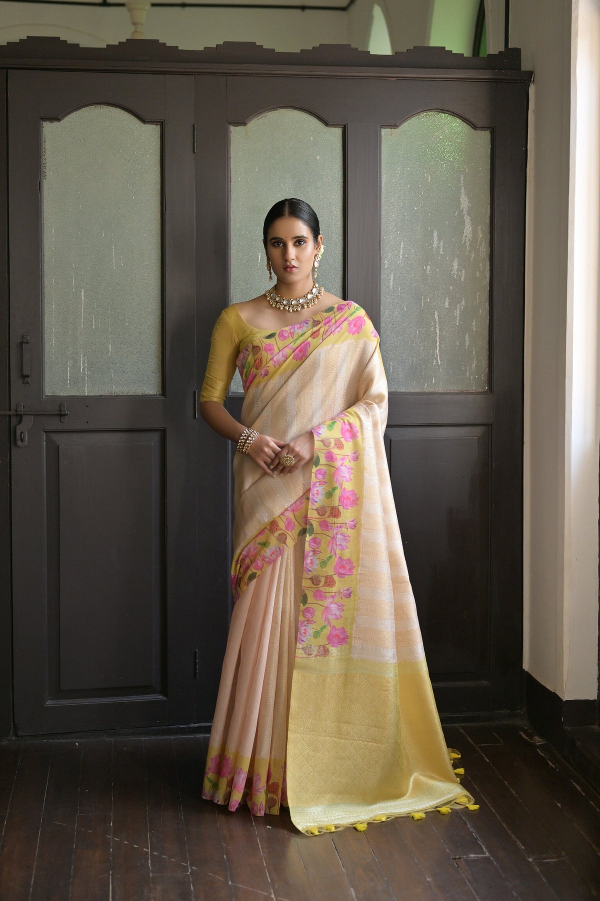 Tharani Tussur Silk Saree laaki